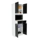 thumbnail image 4 of Mueble Microondas 4 Puertas 1 Cajon Fm-014b Negro Y Blanco, 4 of 8