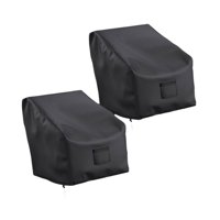 Magideal - Fundas Para Sillas De Patio, 2 Uds., Para Salón, Césped, Asiento Profundo, Tela Oxford Para Muebles De Exterior, Cubierta Resistente Y Resistente Para 36 Pulgadas X 37 Pulgadas X 36 Pulgadas