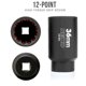 thumbnail image 3 of Conector NEIKO 02527A, 36 mm, 1/2», Deep Impact, 12 puntos, 3 of 4