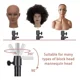 thumbnail image 2 of Atril Pedestal Para Cabeza Tecnica + Cabeza Sintetica Normal Cafe Claro, 2 of 3
