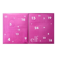 Calendario De Adviento E.L.F. Sleigh The Holidays 24 Días 2025, Esenciales Para El Cuidado De La Piel Y Maquillaje Festivo En Tonos Edición Limitada, Vegano Y Libre De Crueldad
