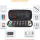 thumbnail image 2 of Funda para Switch y Switch OLED, almacenamiento para 10 tarjetas de juego SD, bolsas de protección dura accesorios, 2 of 7