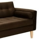 thumbnail image 4 of Sofa Retro 2c Felpa 05 Chocolate, 4 of 6