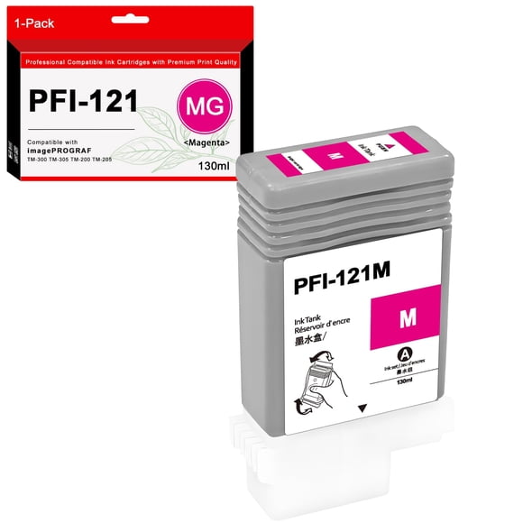 Cartucho de tinta AOTMENDI PFI-121M 130 ml Magenta