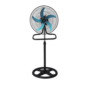 Genérico - Ventilador 5 Aspas Metálico Pedestal Pared Piso 3 En 1