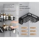 thumbnail image 3 of Organizador Esquinero Baño Aestheliv 6 Unidades Acero Negro, 3 of 3