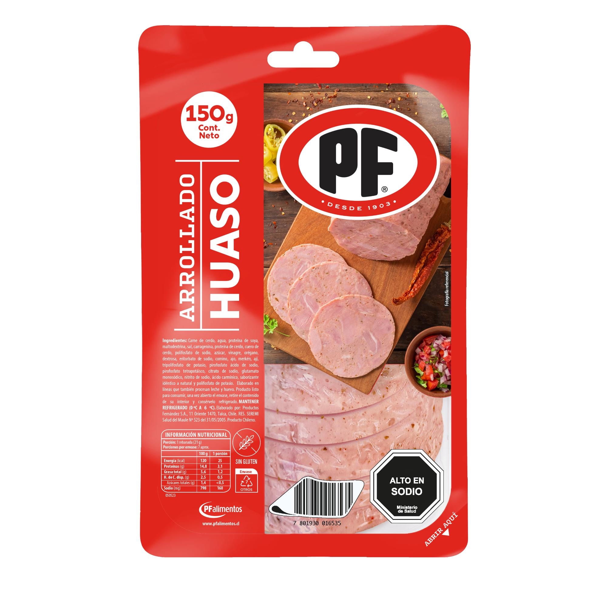 Arrollado Huaso 150 gr PF
