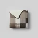 thumbnail image 2 of Cubrecama Quilt Sherpa 1.5 - Varios Modelos W.m G Café Cuadros Cafe Y Blanco, 2 of 3