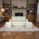 thumbnail image 1 of Living Emanuel 3 Cuerpos Y 2 Poufs - Cuero Sintético Pu Beige, 1 of 6