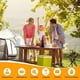 thumbnail image 2 of 1 Set, Fly Fans For Tables, Fly Repellent Fan Indoor Outdoor With Holographic Blades Keep Flies Away, Batteries Powered Bug Repellent Outdoor For Picnic, Party, Restaurant, Kitchen, And BBQ, 2 of 4