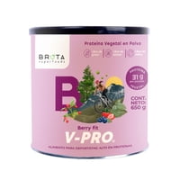 Brota Superfoods - Proteína Vegetal En Polvo V-Pro Berry Fit 650 G