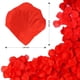 thumbnail image 3 of Decoración de pétalos de rosa de seda artificial, 1200 unidades, rojos, para bodas, 3 of 7
