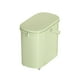 thumbnail image 1 of Bote De Basura Delgado Con Tapa Bote De Basura De Baño Para Lavadero Inodoro Solárium Verde 9L, 1 of 3