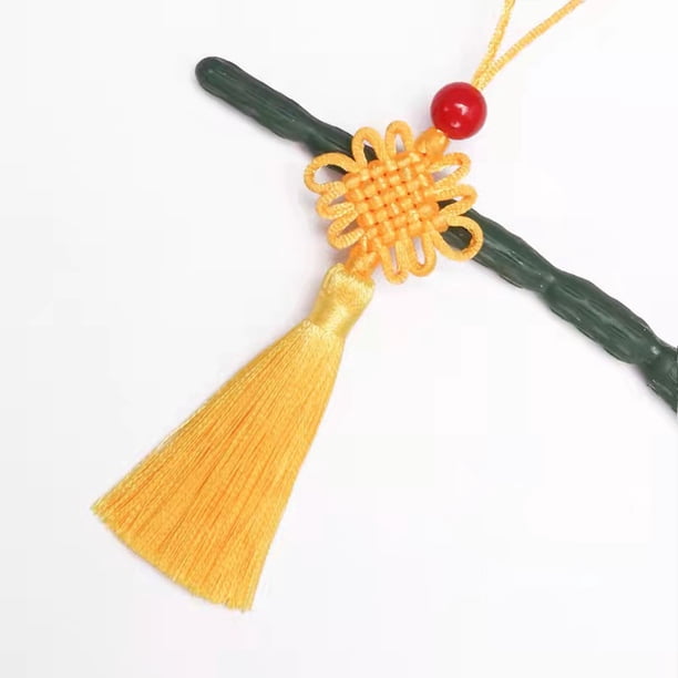 6 Knot Small Chinese Knot Headdress Hair Ornament Bookmark Ancient Style Pendant Tassel