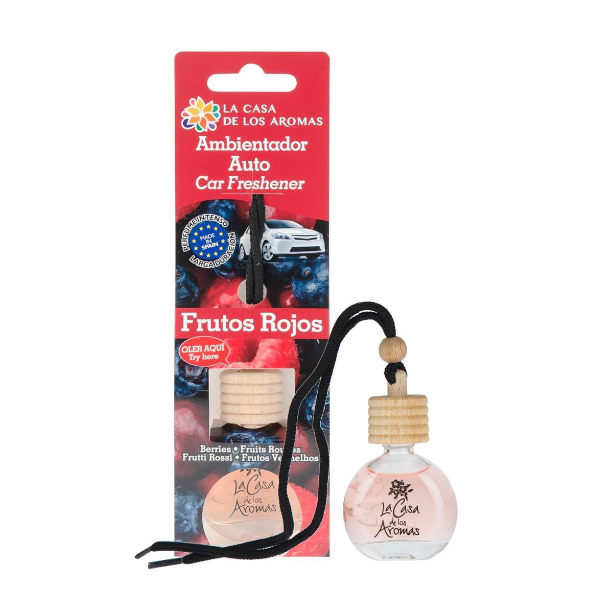 La Casa De Los Aromas - Ambientador Colgador Auto Frutos Rojos