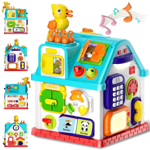 Toy Learning House Noltola 20 en 1 con música para niños de 1 a 3 años