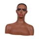 thumbnail image 2 of Maniquí De Cabeza De Peluca Femenina, Soporte Para Peluca Con Hombro Para Gafas, Pendientes, Sombreros, 2 of 5