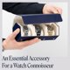 thumbnail image 3 of Funda de viaje Watch Roll QWATCHBANDS de piel de napa para hombre, 3 of 5