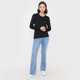 thumbnail image 4 of Polera Mujer Manga Larga Negro Corona, 4 of 5