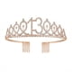 thumbnail image 1 of 1pc, 3th To18th Birthday Crown, Crystal Crown Birthday Anniversary Decoration, Happy Birthday Party Supplies, Birthday Decoration, Party Decor, Party Supplies, 1 of 3