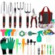 thumbnail image 1 of Juego de herramientas de jardín Tudoccy de 83 piezas con bolsa de almacenamiento, color rojo, 1 of 8
