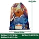 thumbnail image 3 of We Bare Bears Bolsa de regalo con cierre de cinta navideño para decoración de Navidad,50cm×76 cm., 3 of 6