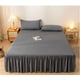 thumbnail image 2 of Faldón de Cama King Plazas Protector Base - Gris, 2 of 2