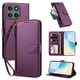 thumbnail image 2 of Funda con Billetera para [Motorola Edge 60 Pro] con Bolsillo Zipper y Tarjetero Violeta, 2 of 6