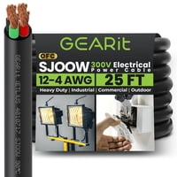 Cable De Alimentación Gearit 12 Awg 4 Conductores 7.6 M 300 V
