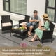 thumbnail image 3 of Juego De Living De Terraza Brisa 4 Piezas Para Exterior, 3 of 7