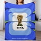 thumbnail image 4 of COPA MUNDIAL DE LA FIFA Manta de franela anti-pilling, suave, ligera, esponjosa y acogedora de lujo para hogar y cocina – Perfecta para niños y adultos, 101.6 cm × 127 cm, 4 of 6