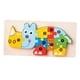 thumbnail image 2 of Rompecabezas De Números De Animales De Madera Rompecabezas De Madera Juguete De Animales Para Niños En Edad Preescolar Rinoceronte, 2 of 5