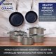 thumbnail image 5 of Set de utensilios de cocina Nuwave Healthy Duralon Blue Ceramic Antiadherente, 5 of 6