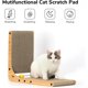 thumbnail image 2 of FUKUMARU Cat Scratcher, 18.9 Inch L-Shaped Cat Scratch Pad for Cats, 2 of 3