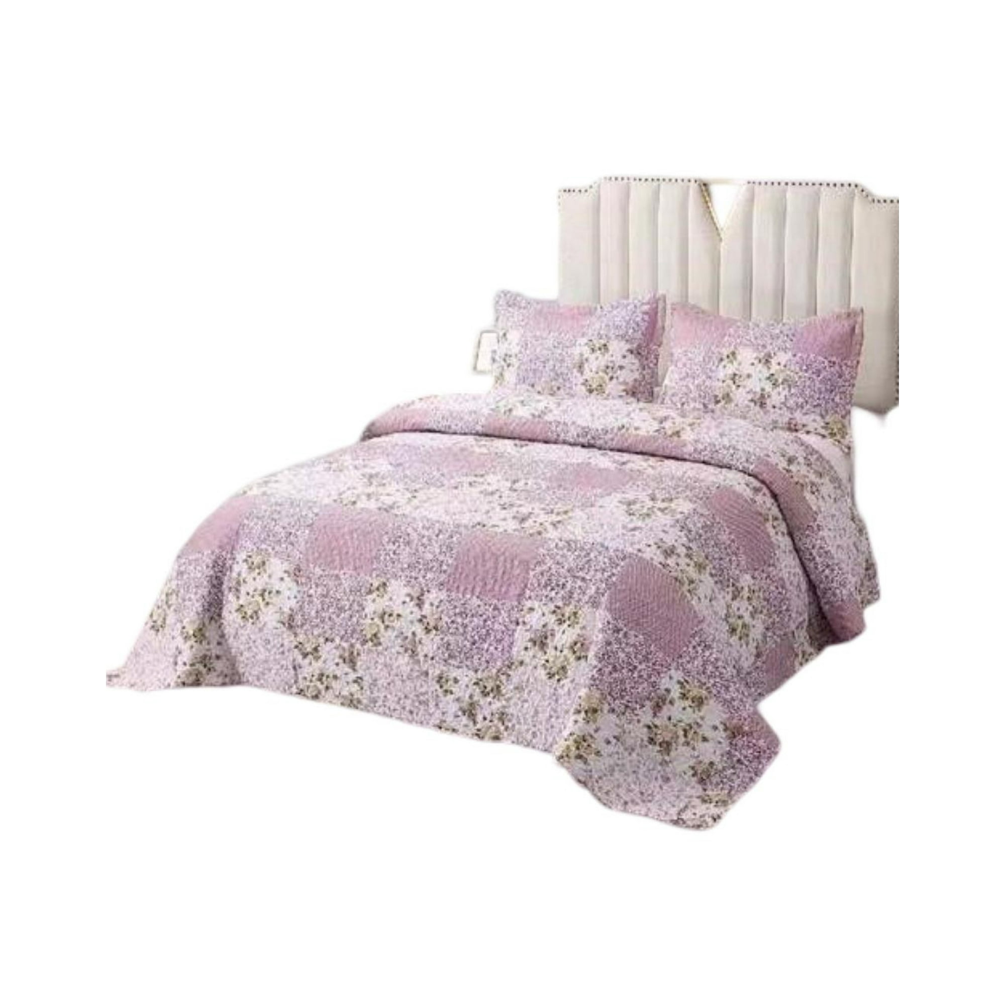 Genérico - Cubrecama Quilt 2 Plazas+2 Fundas Verano Fresco 13n58