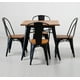 thumbnail image 4 of Silla Tolix con Asiento de Madera para Terraza, 4 of 4