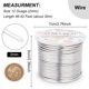 thumbnail image 2 of Alambre BENECREAT de Aluminio 12 Gauge 2 mm Plata 30 m, 2 of 9