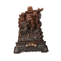 Bothyi - Estatua De Buda Sentado, Escultura De Buda Artesanal Para Sala De Estar, Jardín, Mesa, Estilo A