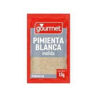 Pimienta Blanca Molida Bolsa 15 G Gourmet
