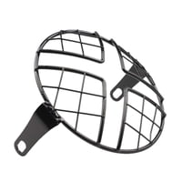 Ioensy - Protector De Parrilla De Malla Para Faro Delantero De Motocicleta De 5,75 ""Protector Para Modificación Red En Forma De X