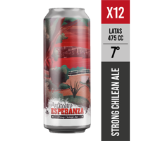 Anfiteatro - Pack X12 Esperanza, 7° (Strong Chilean Ale) - Cerveza Artesanal Valparaiso- 475 Ml
