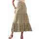 thumbnail image 1 of INSPIRE CHIC Faldas Maxi de Verano para Mujeres 2026 Estampado Floral Bohemio Elástico de Cintura Alta Línea A Falda de Playa M Beige, 1 of 6
