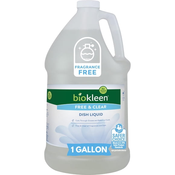 Jabón para platos sin biokleen y líquido transparente para platos ecológico
