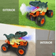 thumbnail image 2 of Dinosaurio Auto Control Remoto Recargable Carro Juguete, 2 of 2