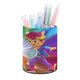 thumbnail image 1 of Ciudad Colorforms de Charlie-theme Cylinder Pen Holder Pencil Organizer with Flannel Lining PVC Leather Material Cardboard Base for study work 10*8CM, 1 of 6