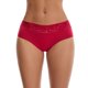 thumbnail image 1 of INSPIRE CHIC Braguitas de Mujer Regreso a Clases Ropa Interior de Encaje de Cintura Media Suave y Transpirable M Rojo, 1 of 4