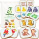 thumbnail image 1 of Juego de Memoria Jungle Pals de Peapod Play, 16 piezas de fieltro, 1 of 9