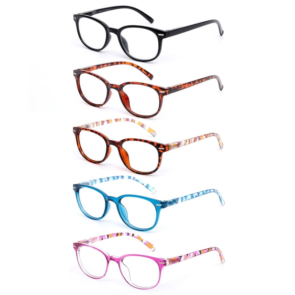 Gafas De Lectura Para Mujer 2 0 Ligeras Paquete De 5