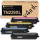 thumbnail image 1 of Tóner v4ink TN229XL Alto Rendimiento Pack de 4 (CMYK), 1 of 8