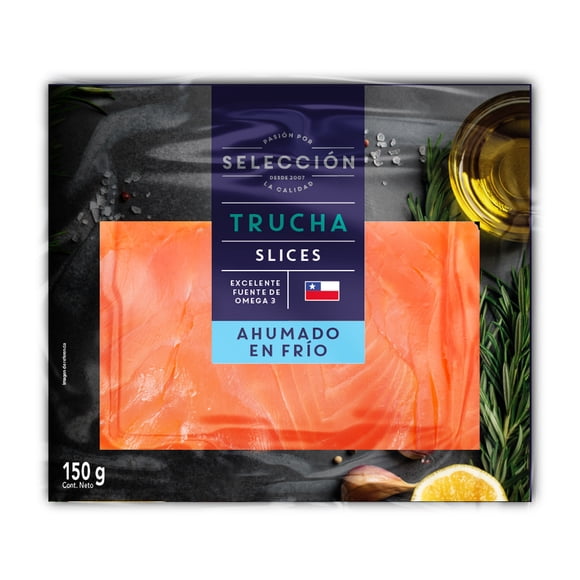 Trucha Slices Ahumada en Frío, 150 g